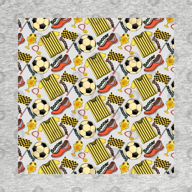 Soccer Pattern by Designoholic